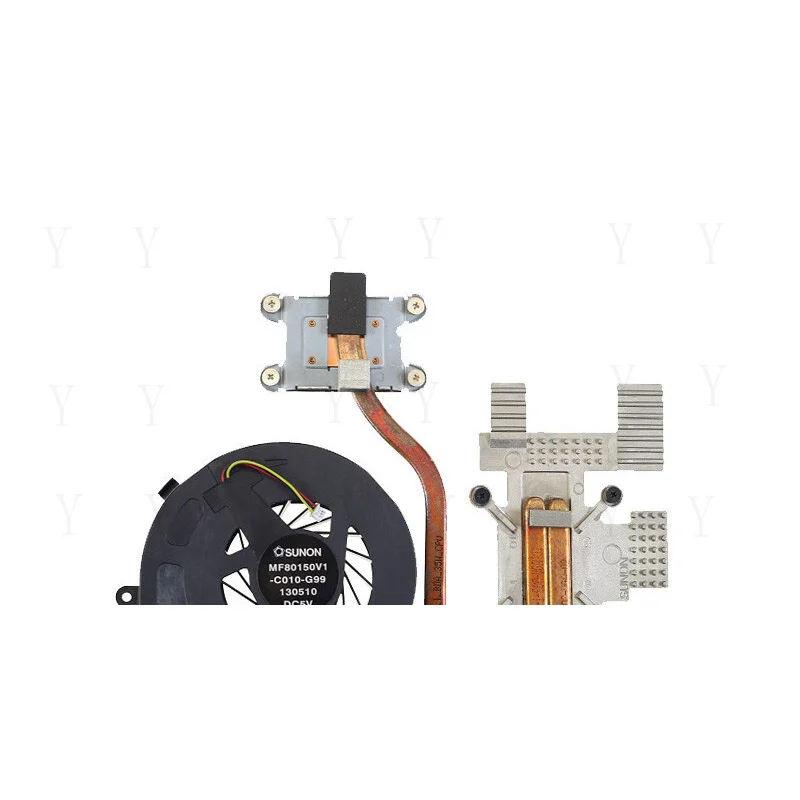 Y+   Original for TOSHIBA Qosmio X70 CPU COOLING FAN AND Heatsink MF80150V1-C010-G99