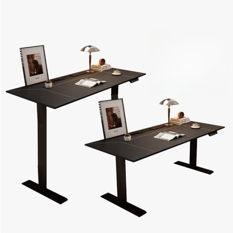 

Electric lifting e-sports table workbench office computer solid wood