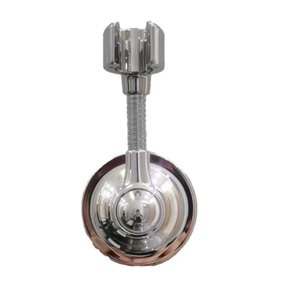 

Для кемпинга, кемпинга, аксессуар для душа, держатель для насадки для душа, установка для ванной комнаты, серебристый хром, инновационная поворотная функция