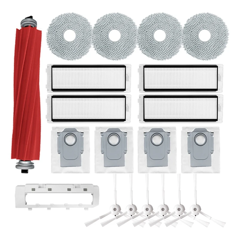 

For Roborock Q Revo / P10 Robot Vacuums Cleaner Accessory Main Side Brush Hepa Filter Mop Cloths Dust Bag Accessories