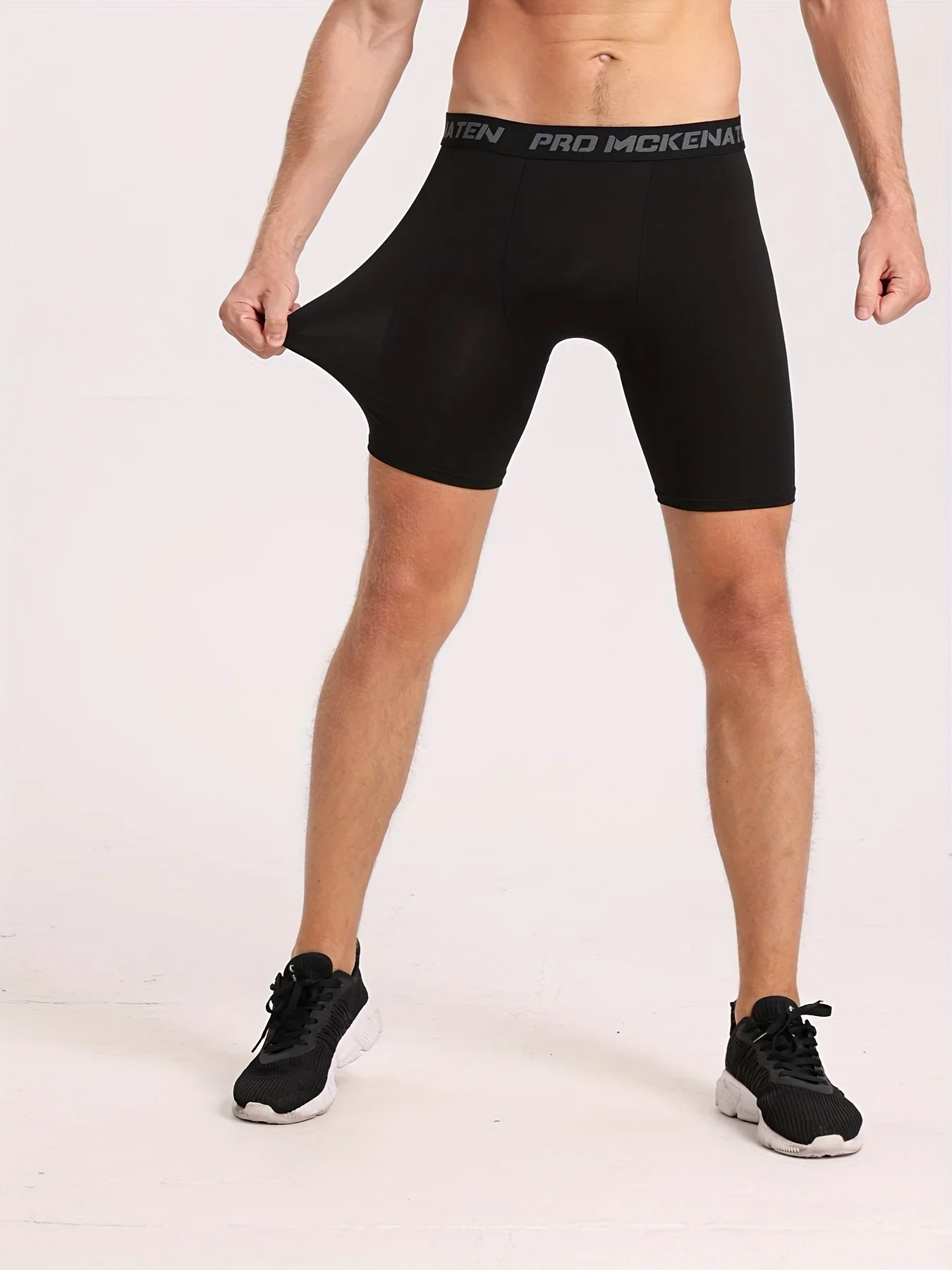 Pantalones cortos deportivos ajustados para correr para hombre, mallas de baloncesto transpirables de alta elasticidad, pantalones cortos de entrenamiento físico para correr