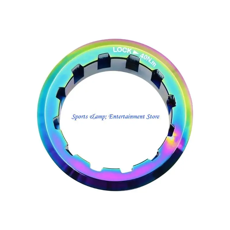 

G7NF Aluminum Alloy 12 Speed Cycling Flywheel Lock Cover For Enhances Performances