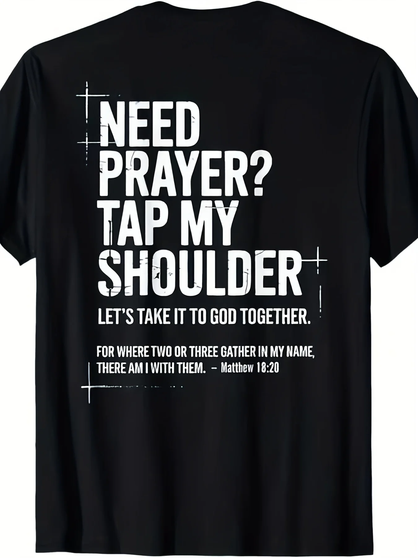 Camiseta Cristiana con Versículo Bíblico 'Necesito Oración, Golpea Mi Hombro', Entrega desde Almacén Local, Regalo de Navidad para Hombre, Ropa, Camisetas para Hombre, Pijamas con Temática Familiar Navideña, Regalo Divertido y Original, Liquidación
