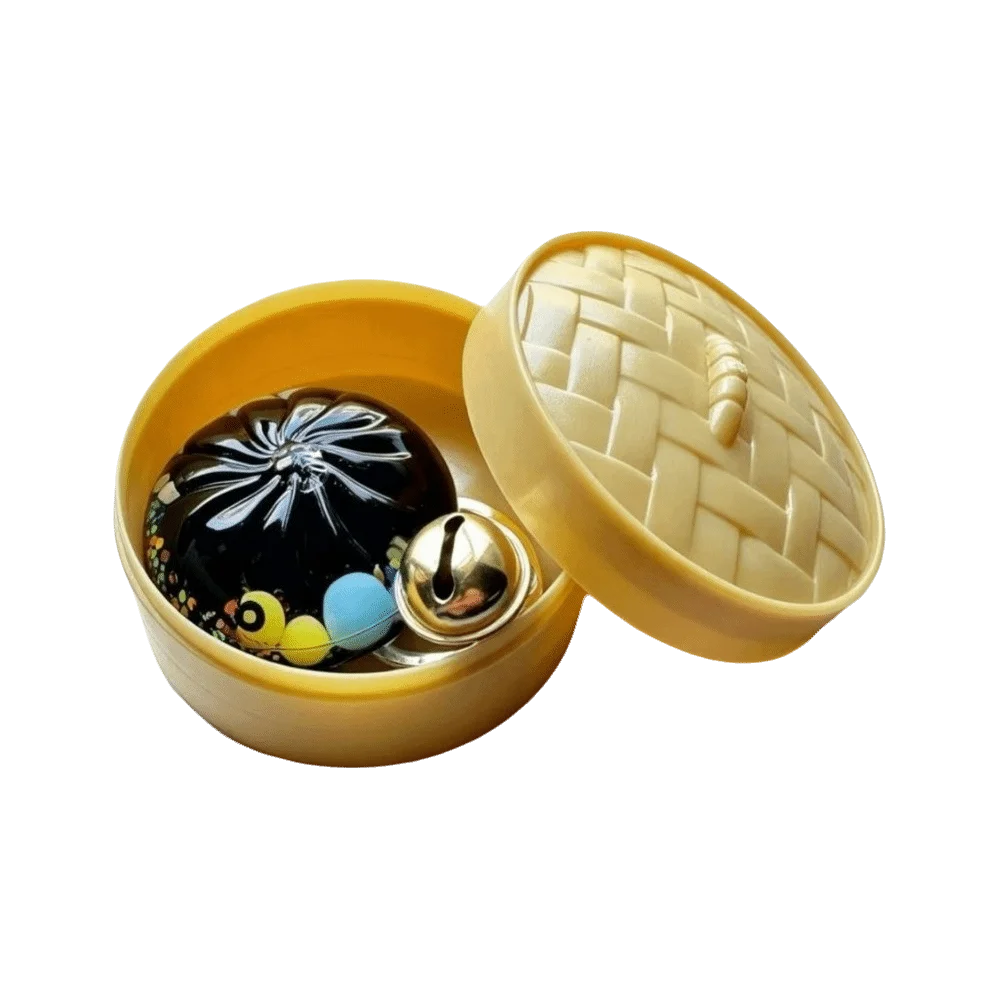 Colorful Miniature Bun Keychain Cute Cartoon Simulation Stuffed Bun Keychain Quicksand Glitter Crystal Acrylic