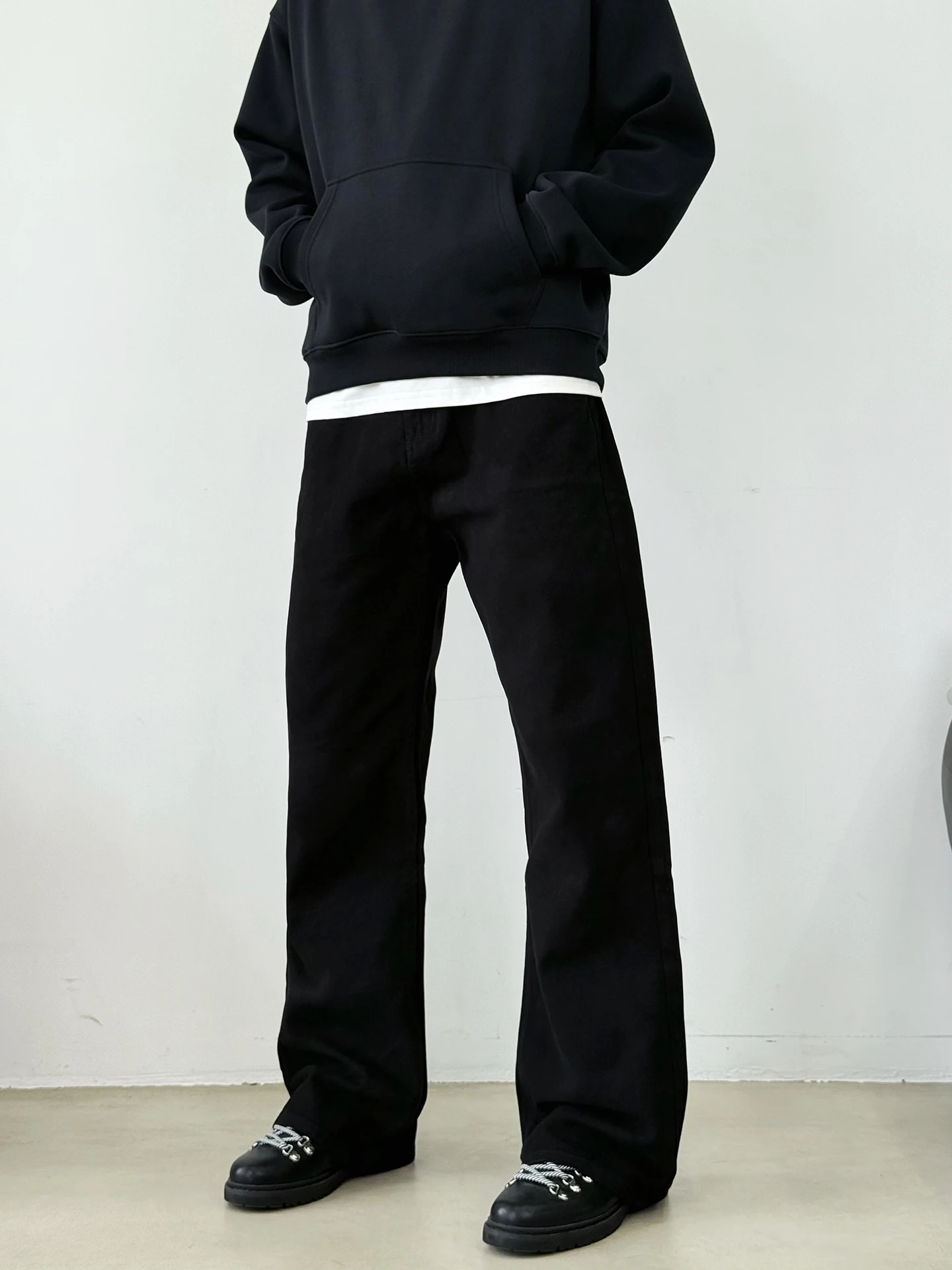 

Джинсы-клеш BurnBro в американском ретро-стиле, повседневные брюки в стиле High Street, модные, стройнящие, из смесового хлопка, для осени