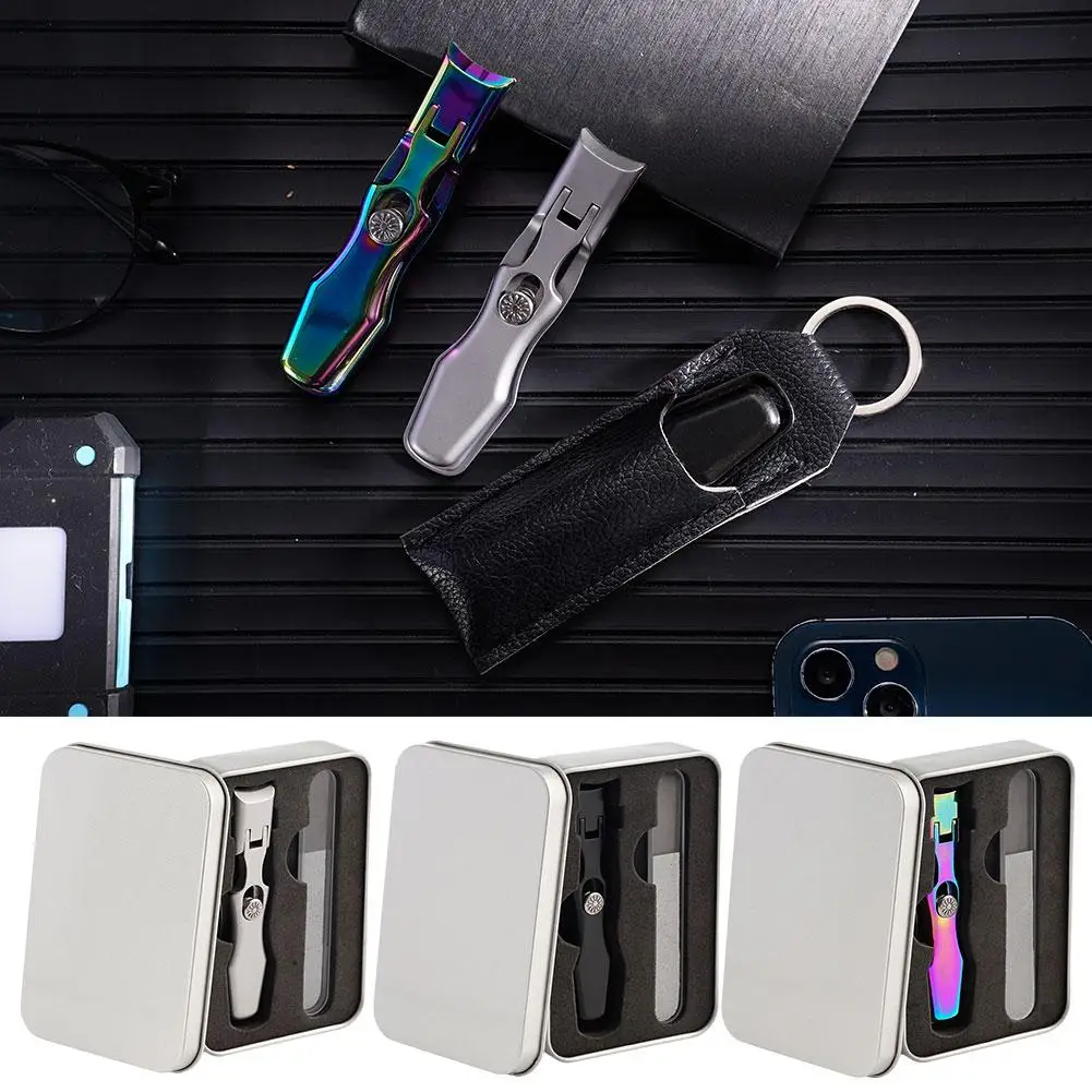 Profissional aço inoxidável Nail Clippers, cortador de unhas, unha do pé, Manicure Trimmer, unhas grossas