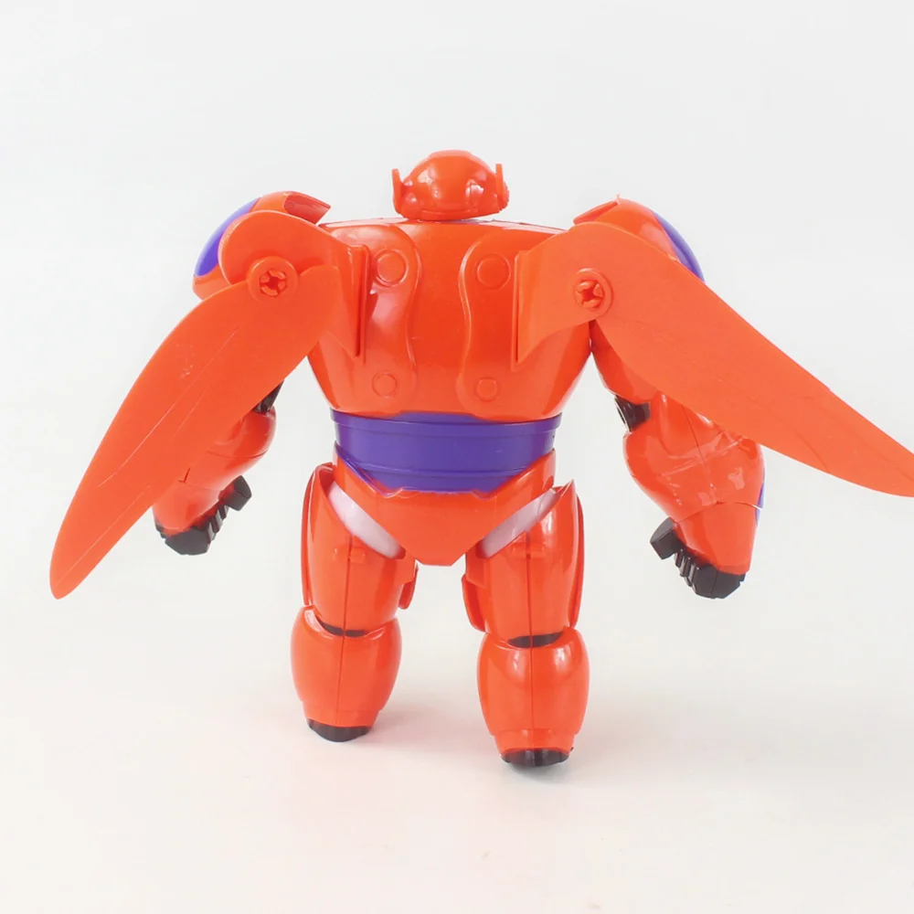 New Fashion Holiday Gift Kids Toys 16cm Big Hero 6 Baymax Robot Action Figure Cartoon Movie Baymax Removable Armor Children Toy