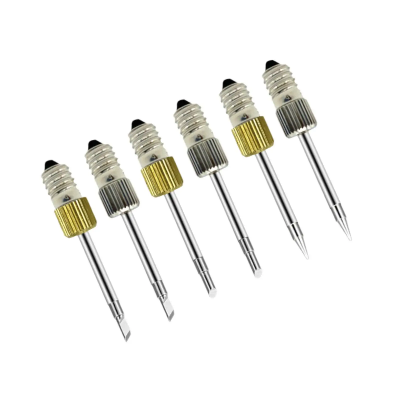 

Soldering Iron Tips E10 Interface Easy to Use Professional Accessories Sturdy Replacements USB Soldering Tips Set Welding Tips