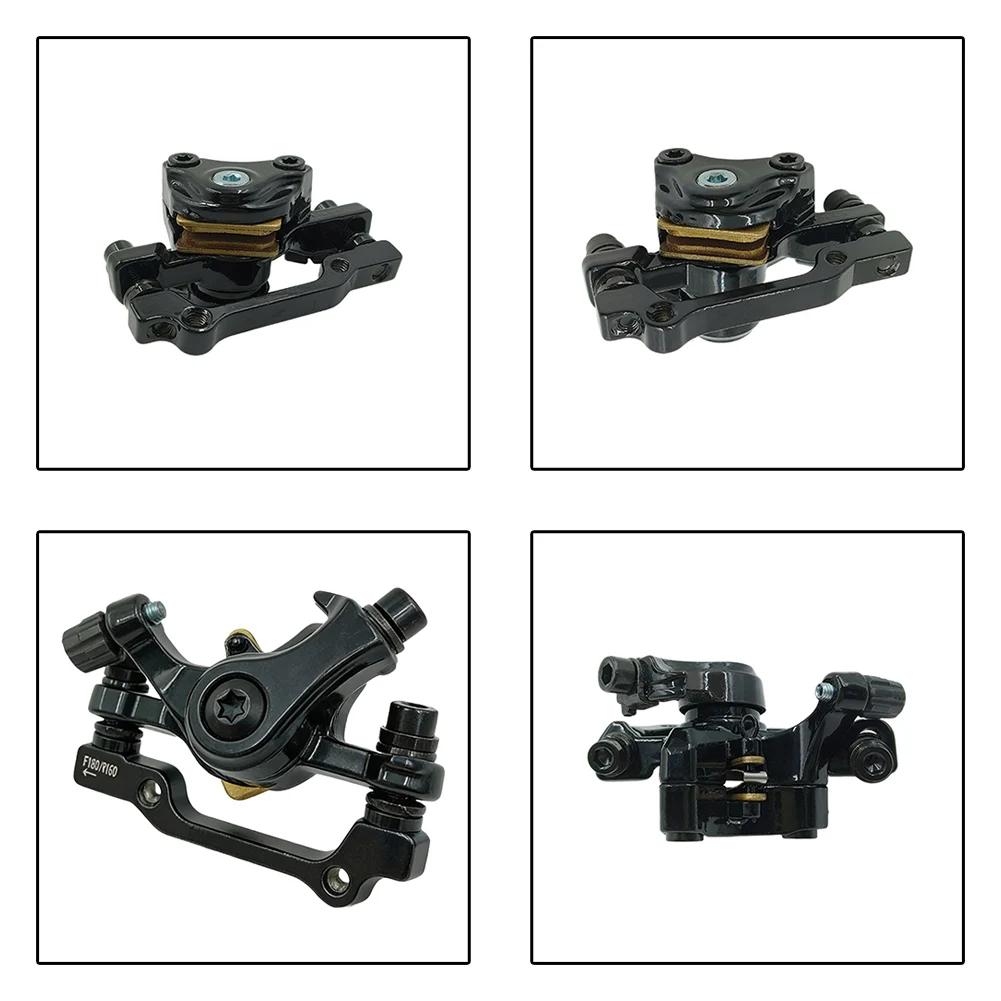 

Low Maintenance Bicycle Parts Electric Bicycle Accessory Front Disc Black Electric Bike Brake Aluminum Alloy Body