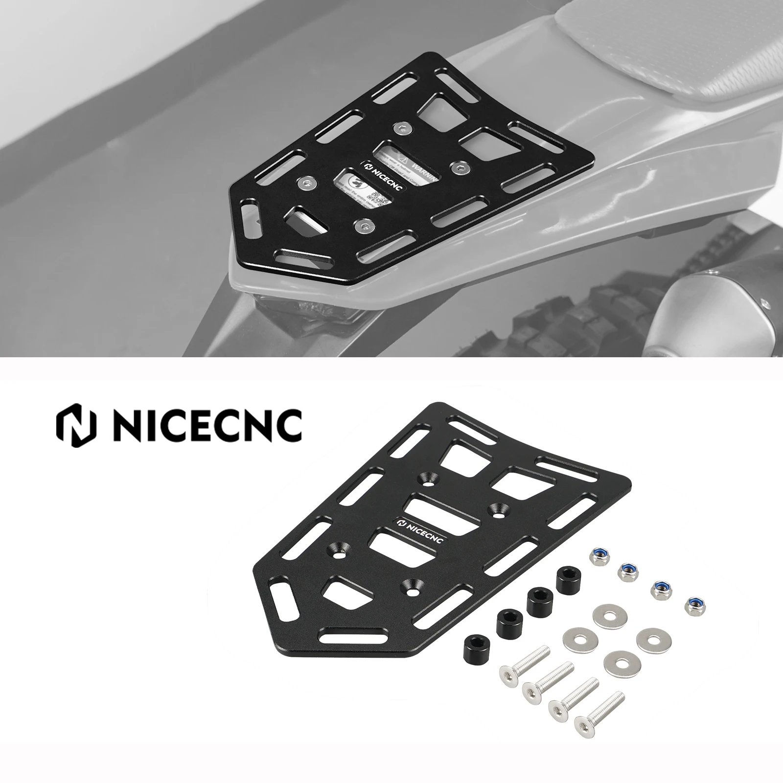 

Motorcycle Tail Rack For Husqvarna TE300 FE350 FE450 TE250 FE501 TE FE TC FC TX FX 125 200 250 300 350 400 450 501 2014-2025