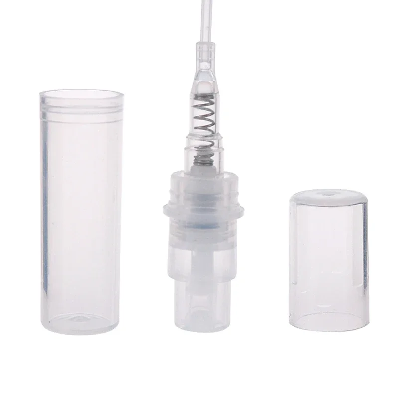 50/100/200pcs 2ML Transparent Plastic Spray Bottle Small Cosmetic Packing Atomizer Perfume Bottle Refillable Spray Container