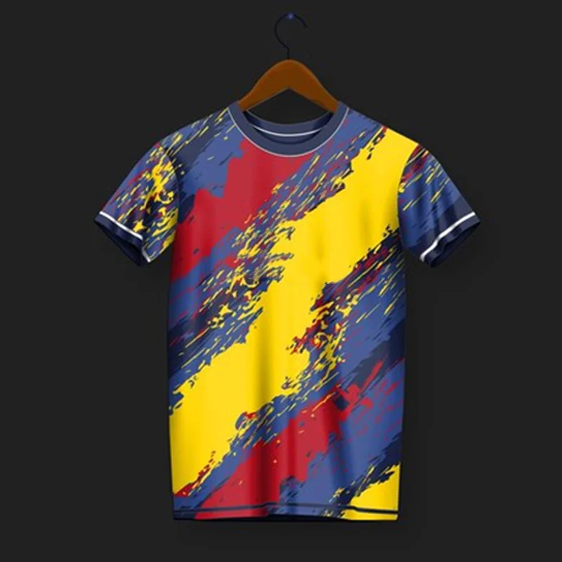 3D Printed Badminton Sports T-Shirt For Men Training Suit Pattern Tees Summer Oversized Round Neck Tops Short Sleeves T Shirts