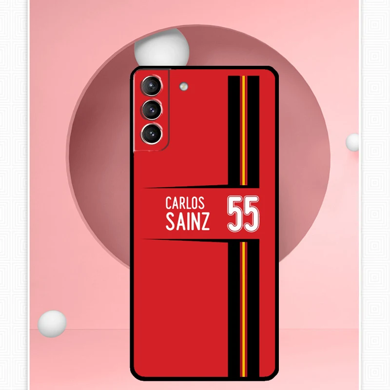 Carlos Sainz F1 Case For Samsung Galaxy S24 S23 Ultra S22 S20 FE S21 FE Note 10 20 S8 S9 S10 Plus Cover