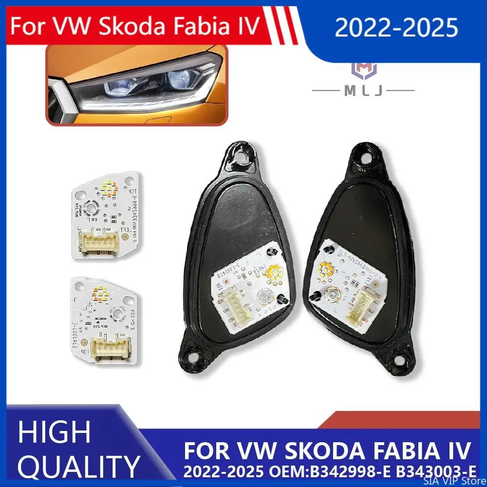 

B342998-E B343003-E DRL LED Angel Eye chip For VW Skoda Fabia IV 2022-2025 Daytime Running Light Source Module Car Accessories