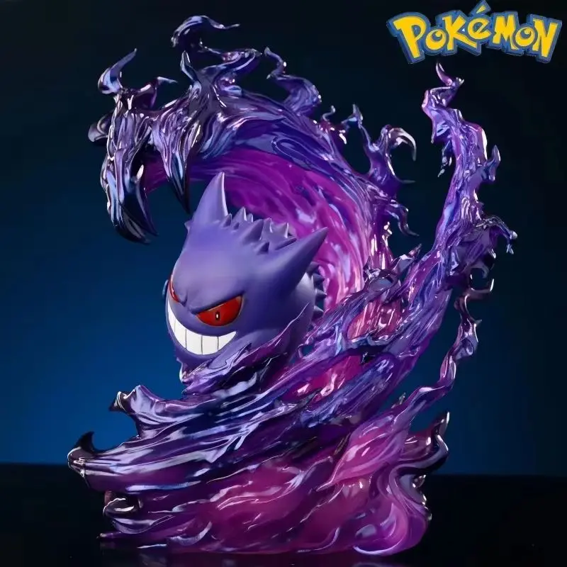 2024 In Stock 18cm Anime Pokemon Gengar Ghost Claw Action Figure Game Statue Pvc Collectible Model children Toys christmas Gifts