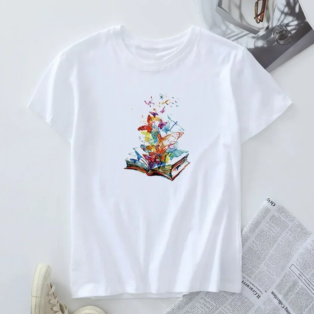 Plus Size Tops 100% Cotton T-shirt Women's Graphic T Shirt Women Short Sleeve Tee Summer Female Tshirt Woman Clothing