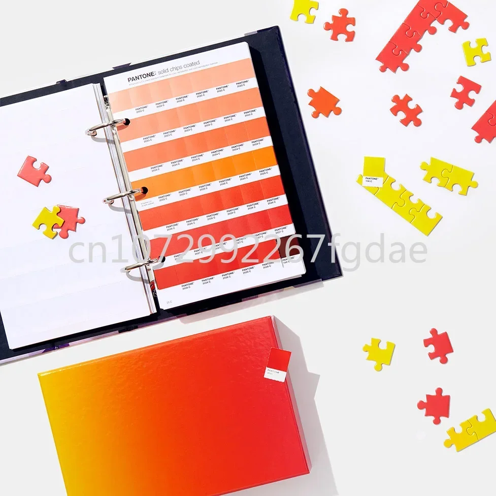 2 Books/set GP1606B C/U Color Chart/color Palette PANTONE Color Guide Coating and Non Coating Tearing 1867 Colors