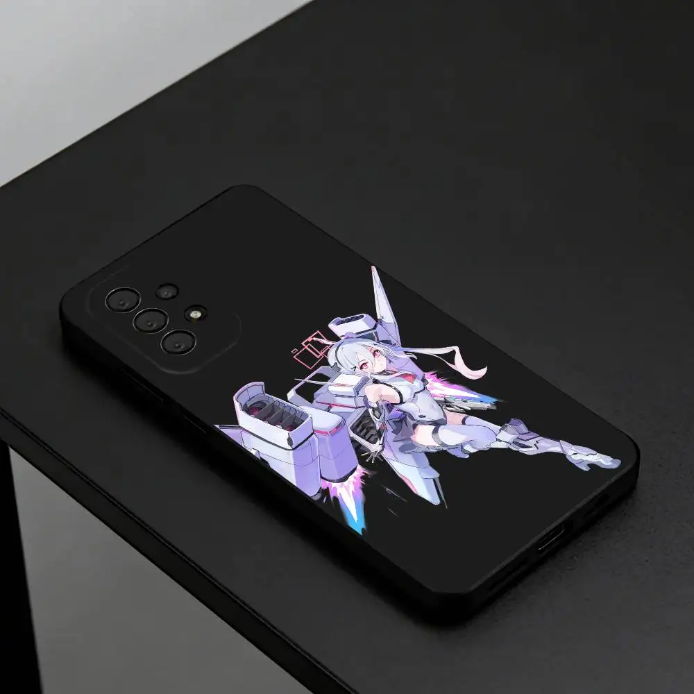 kei Blue Archive Phone Case For Samsung S26,S25,S24,S23,S22,Plus, Soft Silicone Black Cover