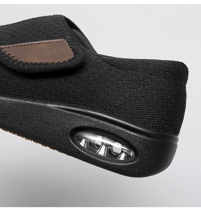 Damen-Sneaker, orthopädisch, für breite Füße, geschwollene Füße, lässige Damenschuhe, Einstellung der großen Zehen, weich, bequem, Diabetiker-Schuhe für Herren – Detail 10