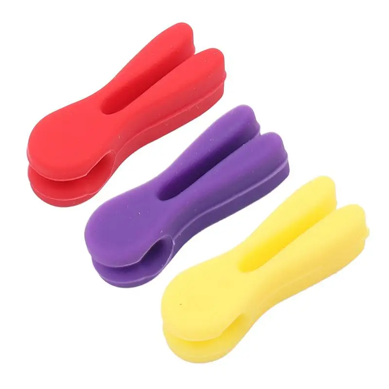 

3 PCS Silicone Pot Clip Bunny Shape Kitchen Anti Scald Plate Bowl Dish Pot Holder Anti hot Clip Lifter Kitchen Accessories