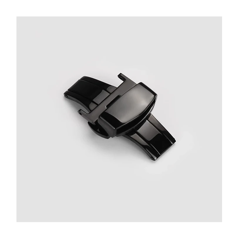 Watch Accessories Stainless Steel Butterfly Buckle Watch Belt Buckle Strap Double Press Automatic Elastic Stainless Steel Buckle