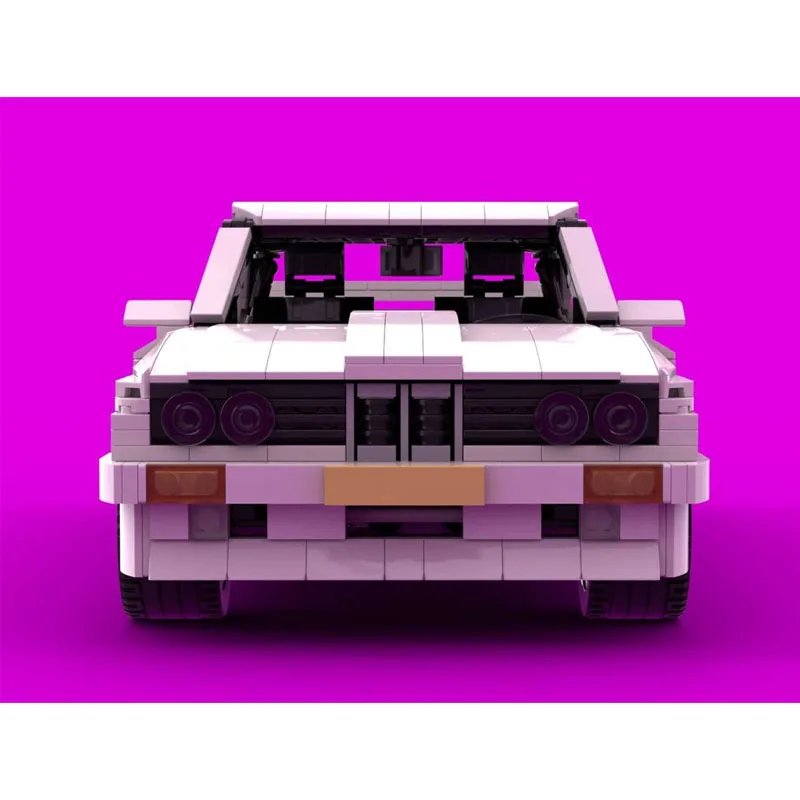 Traffic MOC-275229 New Classic White Sports Iconic Supercar Building Blocks Model 1366 Parts Adult Birthday New Year Toy Gift