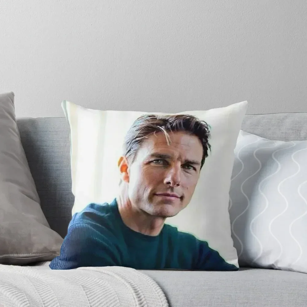 

Tom Cruise Throw Pillow Marble Cushion Cover pillow cover christmas Decorative Pillow Covers For Sofa