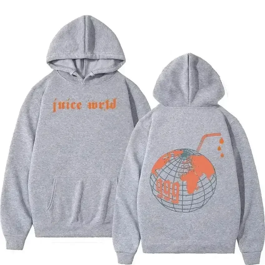 Juice WRLD Hoodies Herren Damen Kapuzenpullover Mode Hip Hop Casual Pullover Herbst Jungen Mädchen Schwarze Streetwear Juicewrld – Detail 12