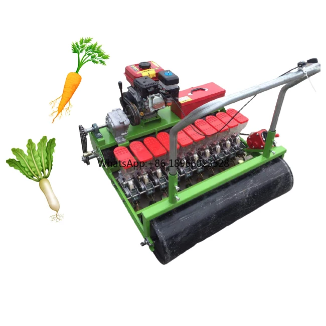 Home vegetable seed  planter for seeding cabbage, lettuce,carrots Plastic hand push onion vegetable seeder planter