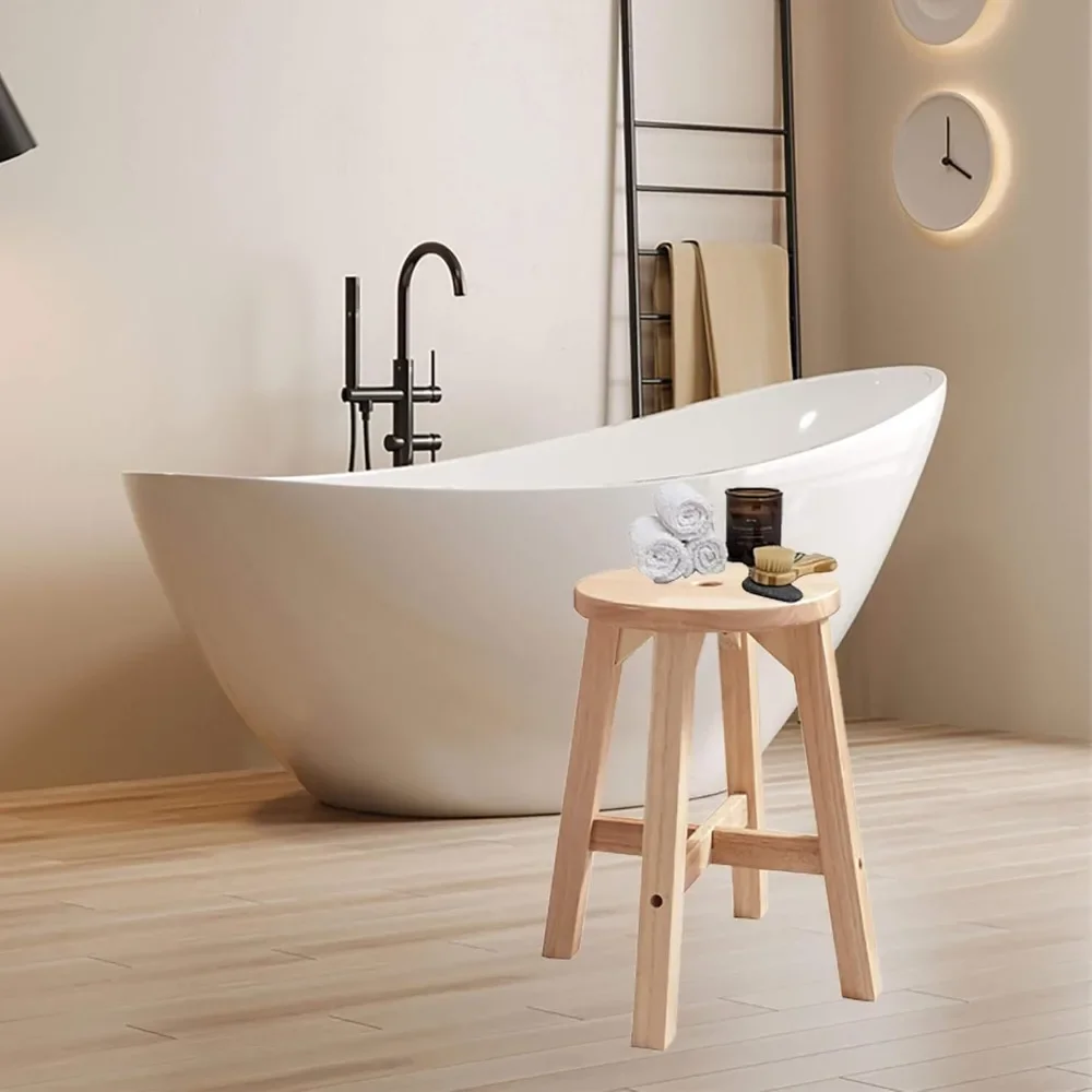 Круглые табуреты из массива дерева