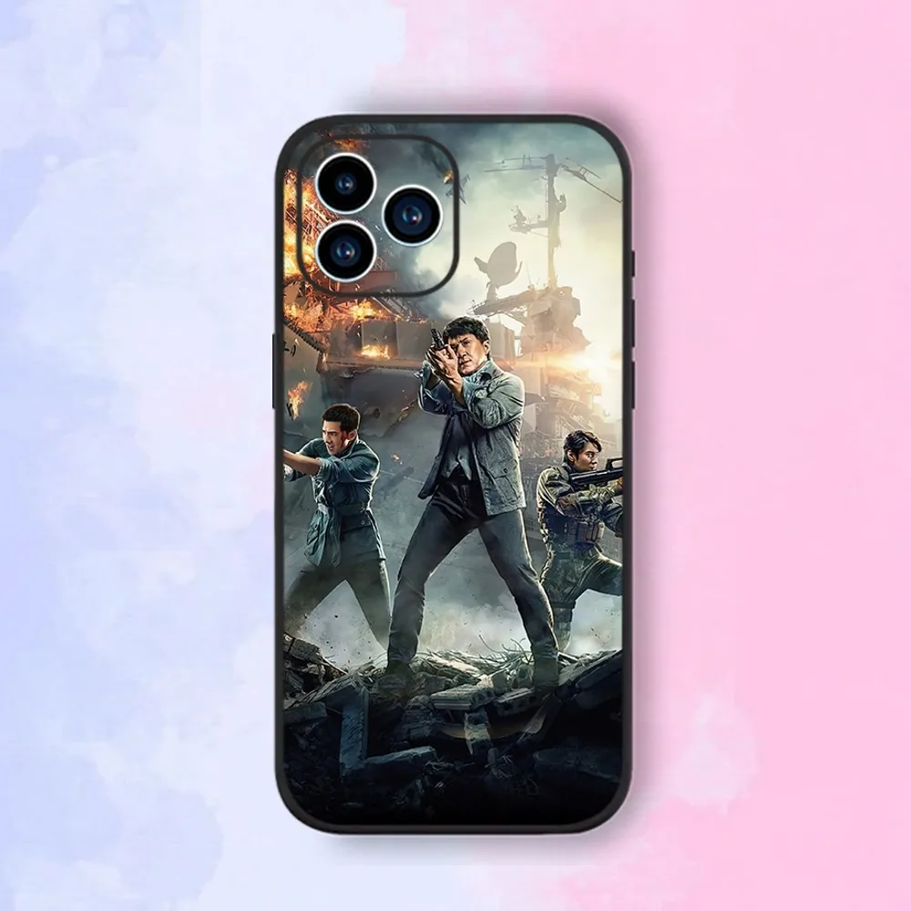 Kung Fu Superstar Jackie Chan Phone Case iPhone 15,14,13,12,11,XS,XR,X,8,7,Pro,Max,Plus,mini Silicone Black Cover