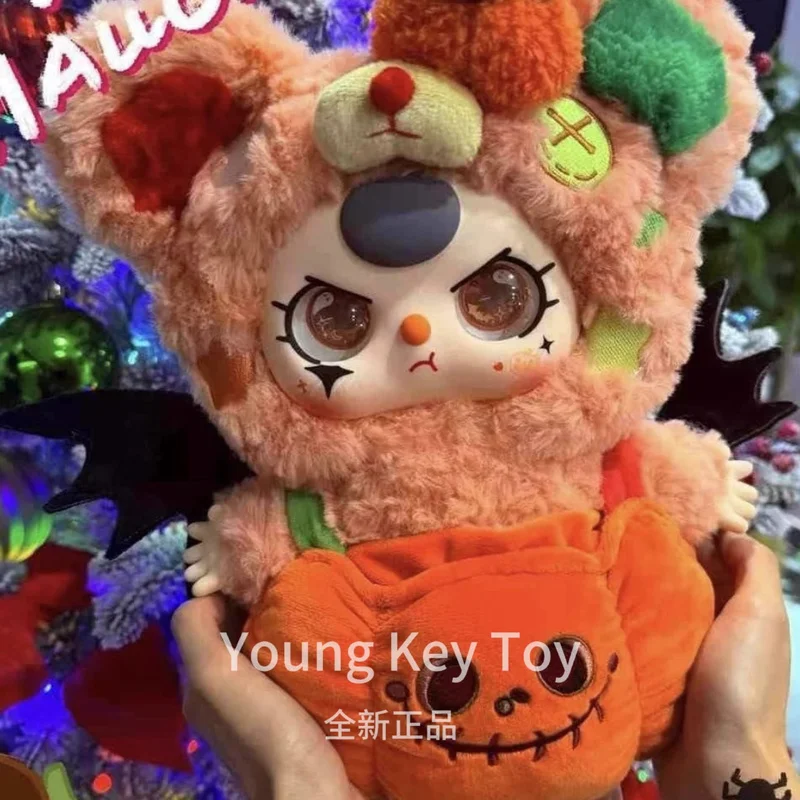 جديد وصول الأصلي الطفل ثلاثة سلسلة هالوين محدودة 400% صندوق أعمى دمية لعبة جمع الشكل غرفة زخرفة هدايا عيد الميلاد