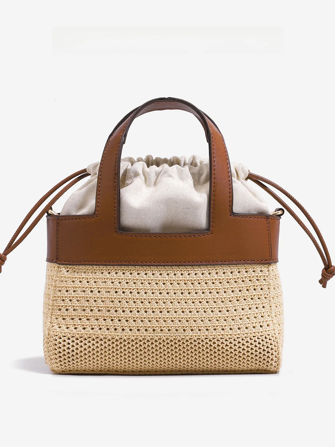  Women's Straw Woven Bag Lightweight CharlieKitty 2026 New Style Detachable Shoulder Strap Handbag Soft Zinc Alloy H...