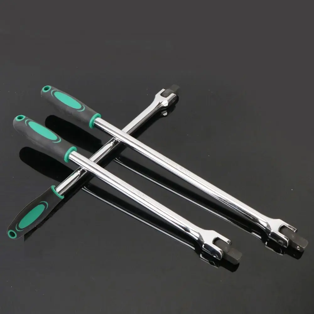 

Усиленный гибкий рычажный ключ-головка 1/2'' с приводом 1/2'' и нескользящей рукояткой, 15''/18''