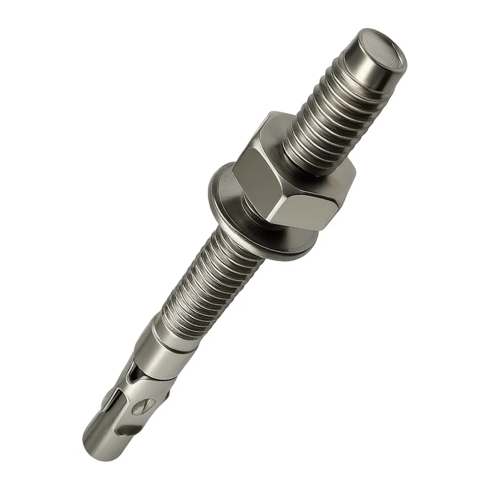 10Pack 304 Stainless Wedge Anchors M8x90mm M10x100mm Expansion Screw Bolt Kit For Concrete Masonry Heavy-Duty Fixing Hardware