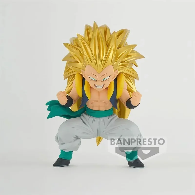 Bandai Original Banpresto Anime Dragon Ball Z BOS SPECIALXVI Super Saiyan 3 Gotenks PVC Action Figures Collection Doll Toys