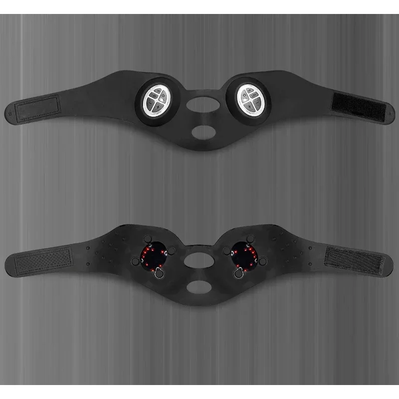 V-shaped EMS Microcurrent Vibration Electric Facial Mask Chin Lifting Tighten Anti Wrinkle Skin Care Face Massage Instrument