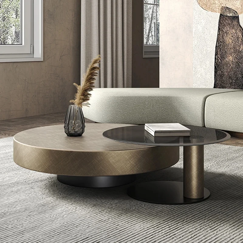 Modern Design Coffee Tables Round Metal Luxury Living Room Coffee Tables Minimalist Nordic Stoliki Kawowe Home Furniture