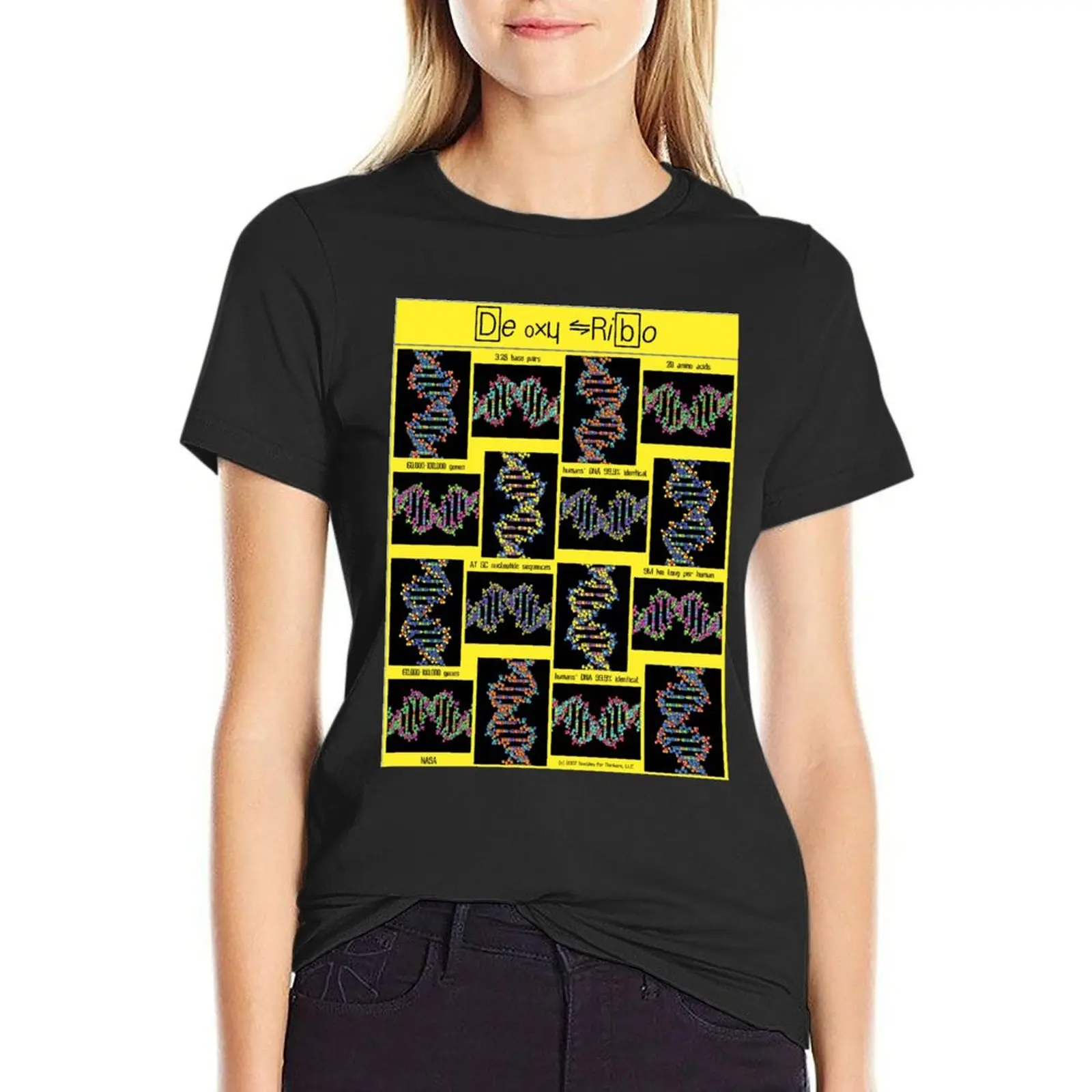 Sheldon Wears De Oxy Ribo - YELLOW? T-Shirt animal print summer clothes funnys rock and roll t shirts for Women