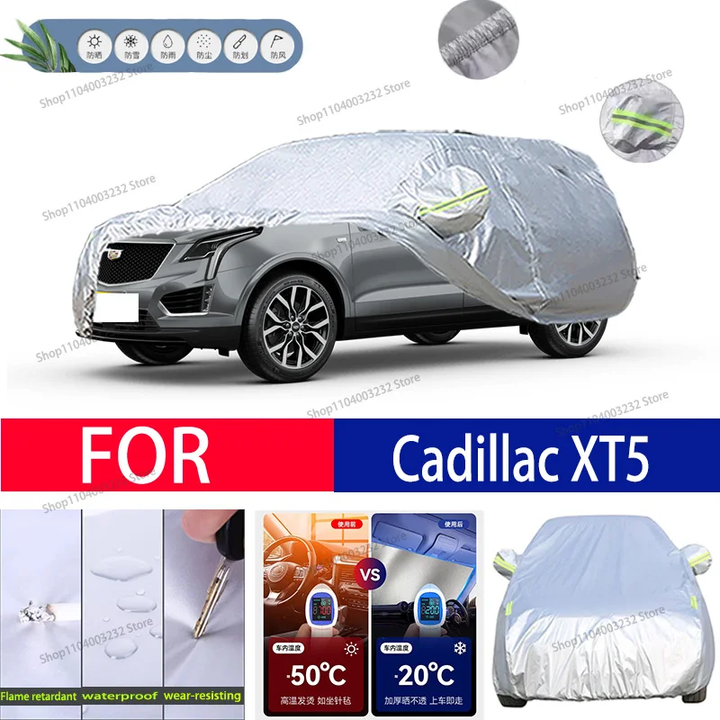 

For Cadillac XT5 Car clothing sun protection snow prevention antifreeze car protective cover auto cover