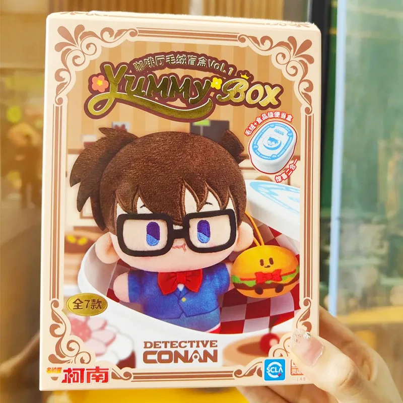 นักสืบ Conan Surprise กล่องตาบอดอะนิเมะอุปกรณ์เสริมของแท้ตุ๊กตาทําด้วยมือตุ๊กตา Bento Box Co ตราจี้