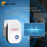 Ultrasonic Repeller Reject Electronic Mosquito Killer Light Trap Lamp Repellant Pest Control with EU US UK Plug