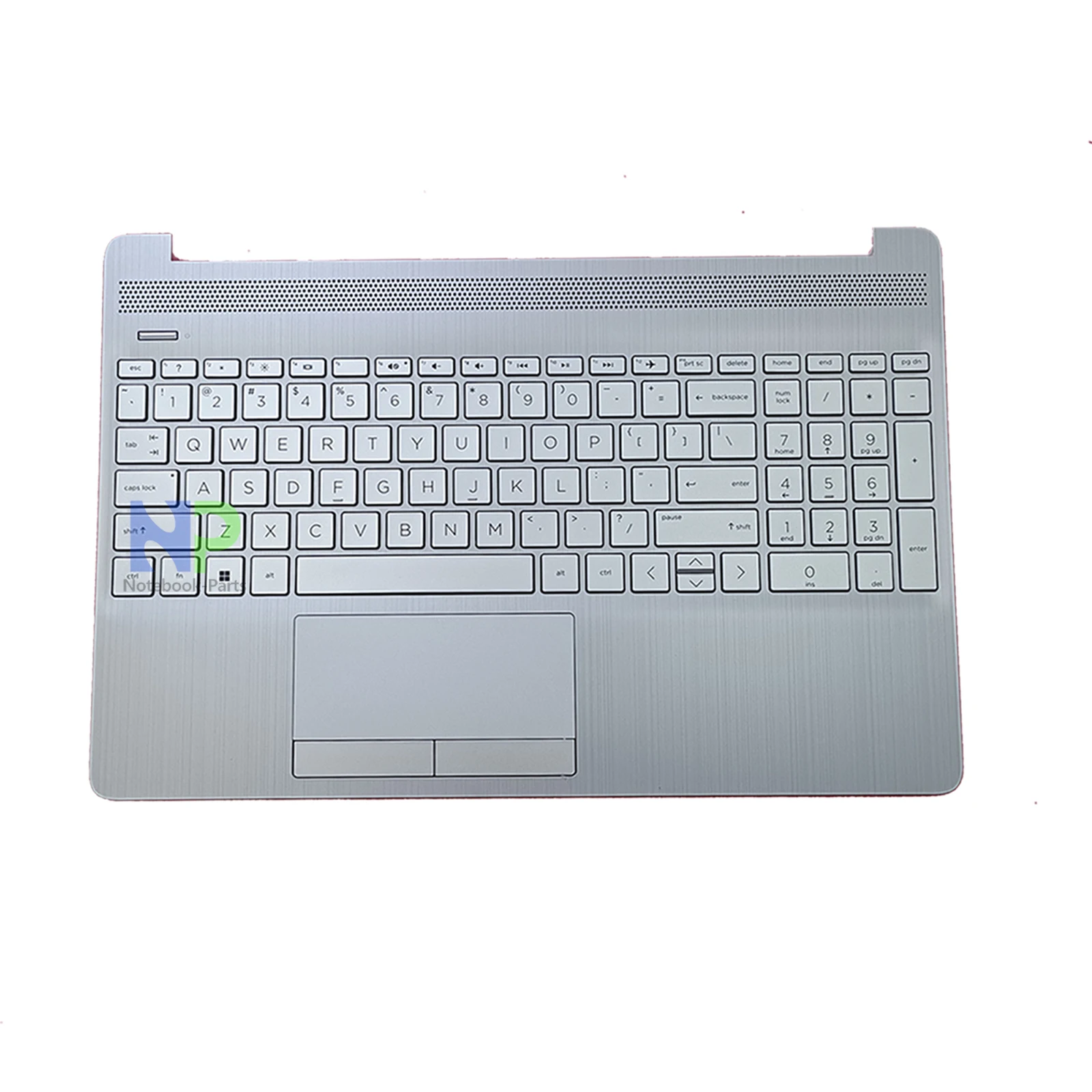 New Top Cover For HP 15-DW 15T-DW 15Z-GW 15-DY 15-GW 15S-DR 15S-DU Palmrest Non-Backlit Keyboard Touchpad Silver L52023-001