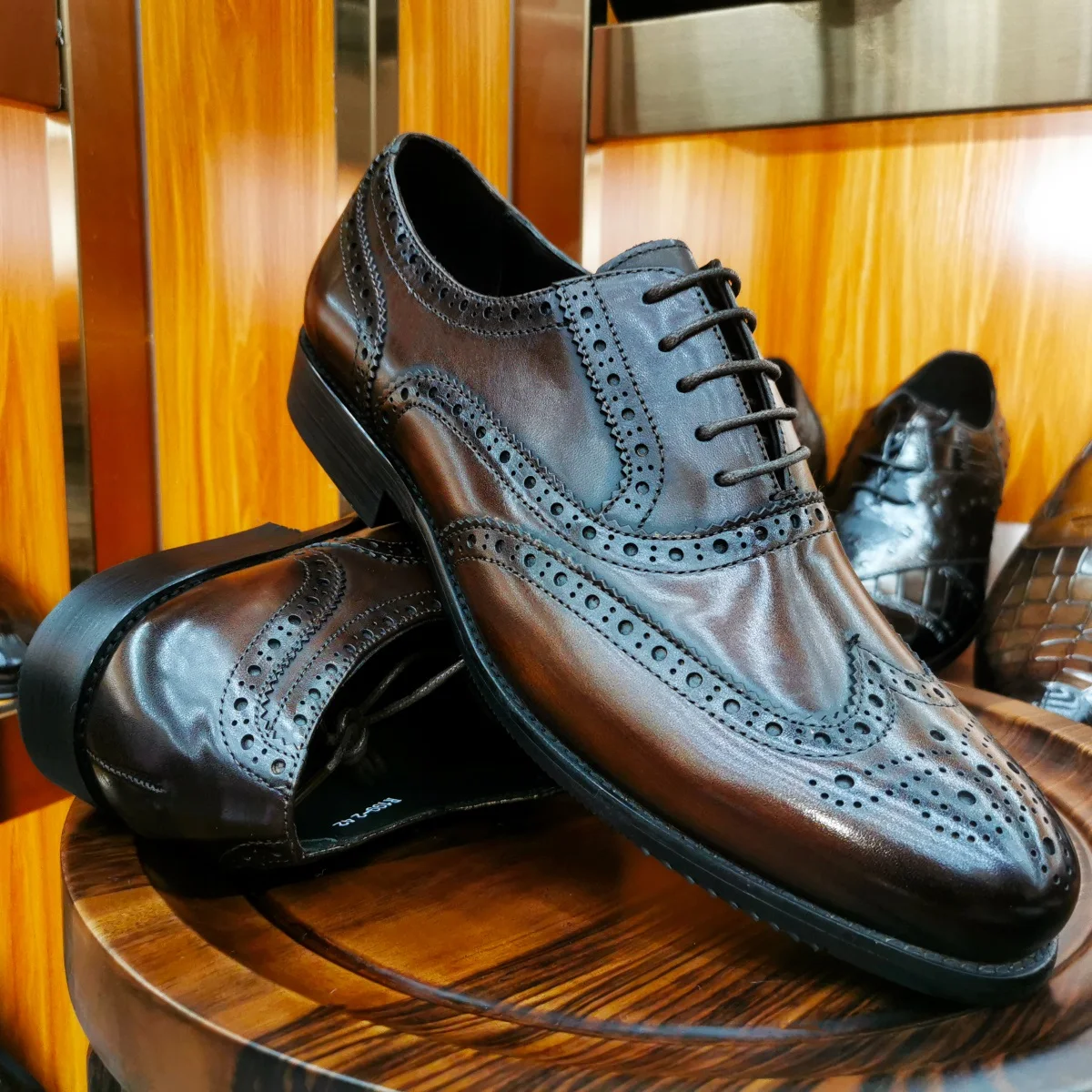 Luxury Men's Dress Shoes Genuine Leather Brogue Wingtip Toe Oxford Black Brown Lace-Up Business Wedding Formal Men Shoes - AliExpress 322 Luxury Men's Dress Shoes Genuine Leather Brogue Wingtip Toe Oxford Black Brown Lace-Up Business Wedding Formal Men Shoes - AliExpress 322