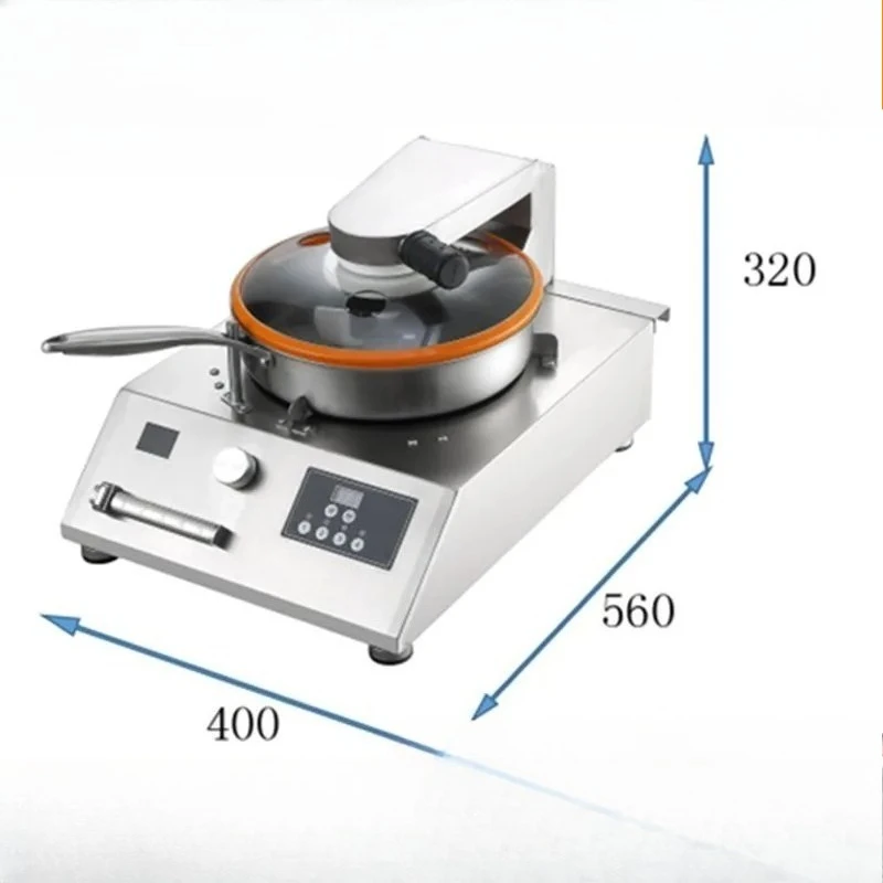 Automatic stir-frying machine for cooking High-power desktop small cooking robot