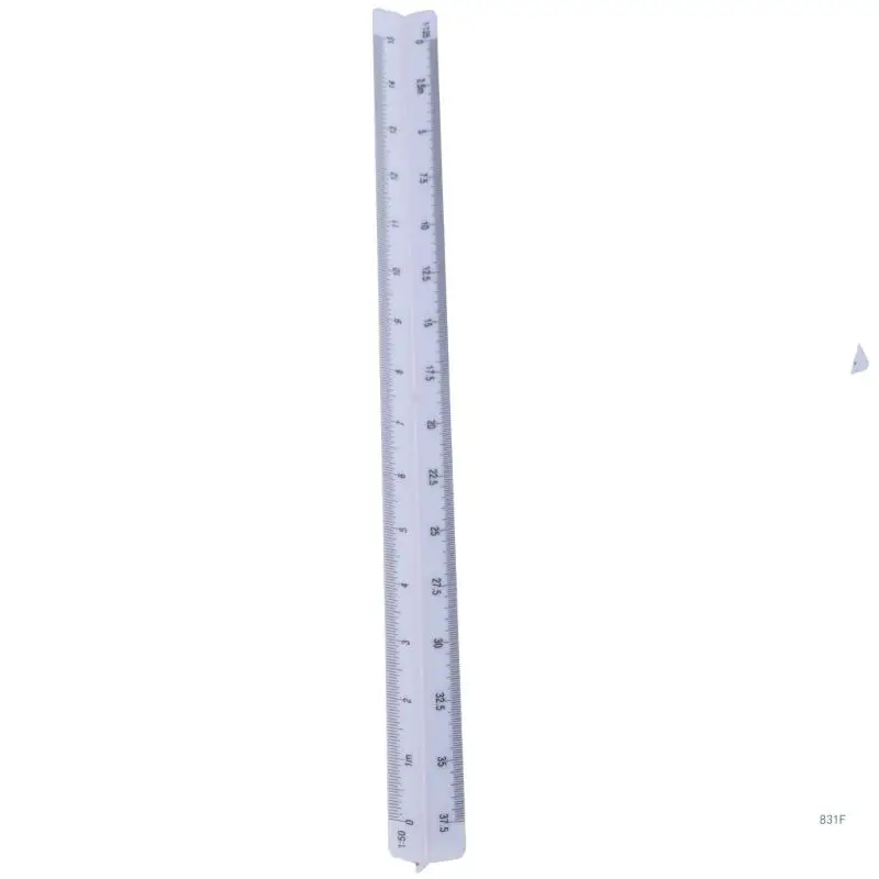 Scale Ruler 30cm Triangular Ruler Metric Scale 1:20 1:25 1:50 1:75 1:100 1:125/1:100 1:200 1:250 1:300 1:400