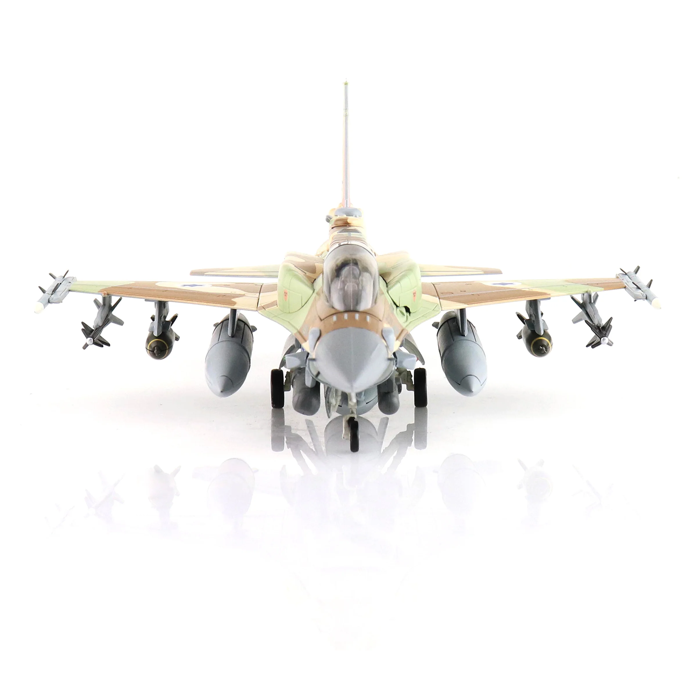 HA38037 1/72 الإسرائيلي F16 F-16I المقاتلة نموذج 119th سرب "الخفافيش" IAF MK.117x4 نموذج سبيكة