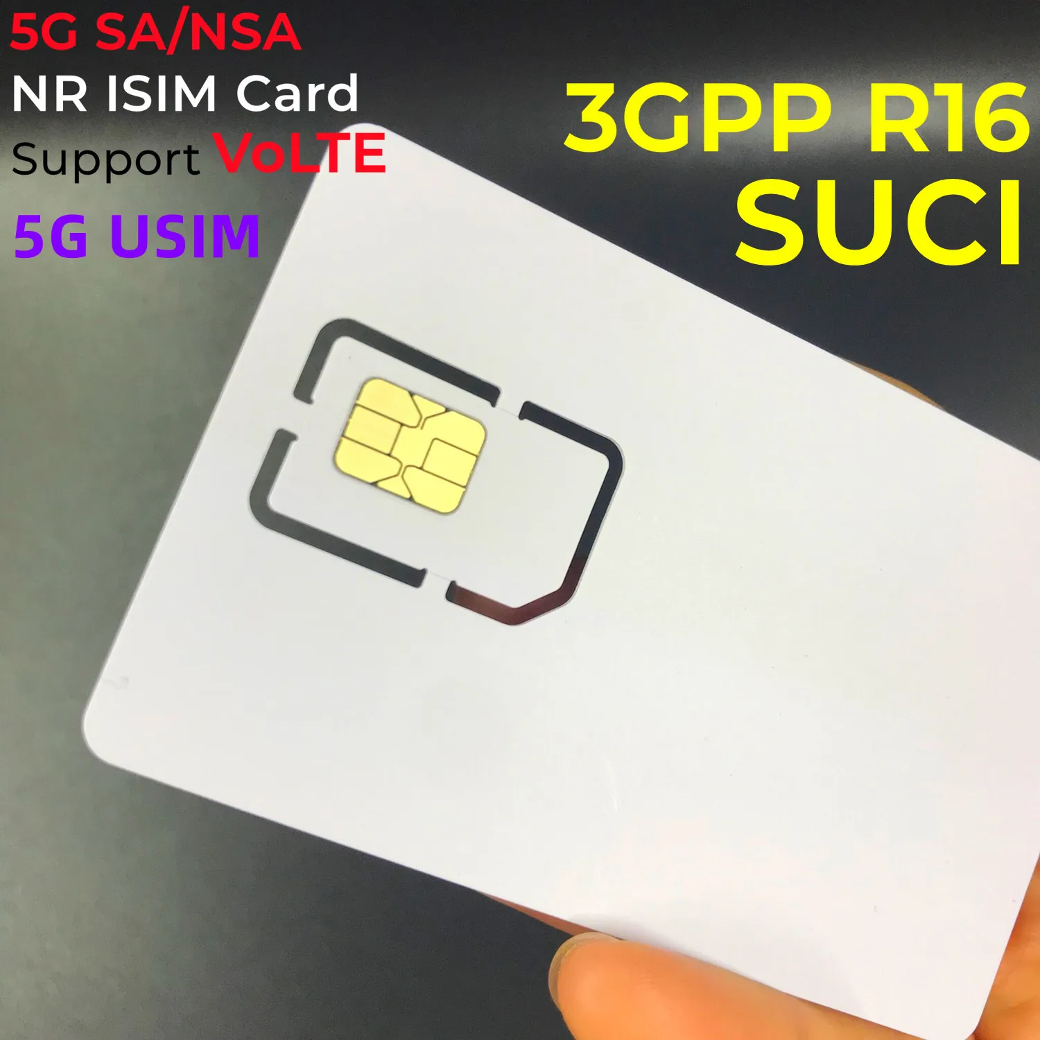 OYEITIMES Programable Blank 5G NR ISIM Card 2FF 3FF 4FF 5G USIM Card for 5G SA NSA 3GPP R16 SUCI 5G Environment Operators