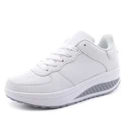 2024 sneakers da donna nuove scarpe traspiranti piattaforma con zeppa impermeabile sneakers da donna scarpe casual swing dance