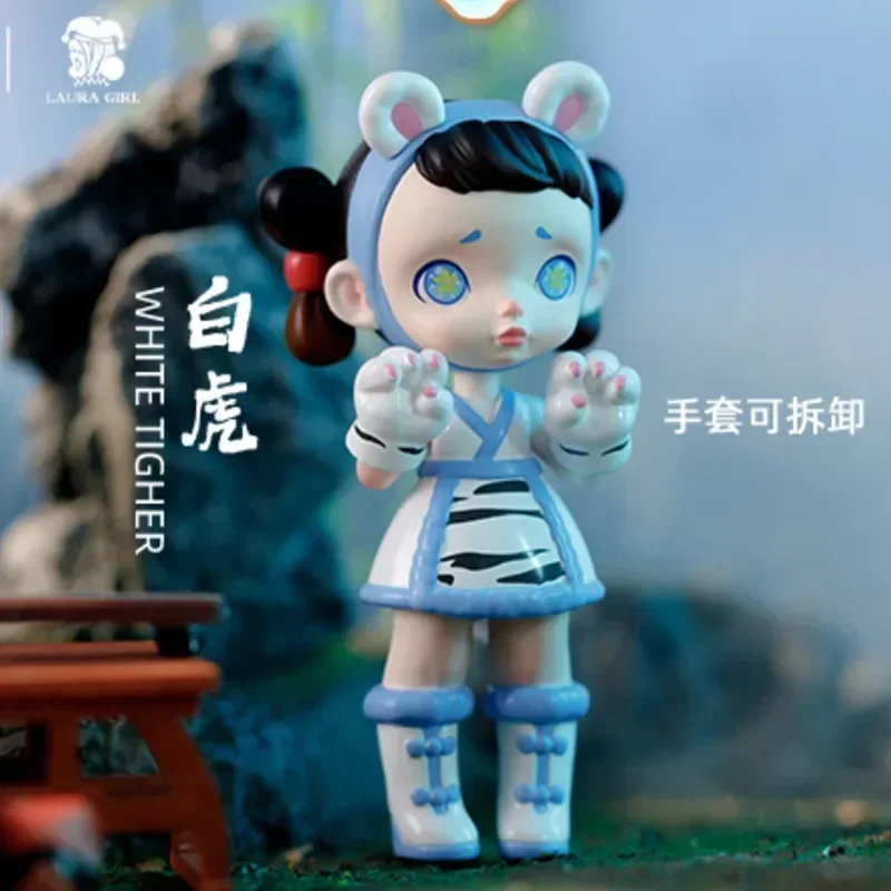 

LAURA Chinese Myth Series Blind Box Guess Bag Mystery Box Toys Doll Cute Anime Figure Desktop Ornaments Gift Collection
